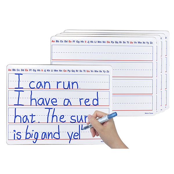 22x30cm Wooden Dry-Erase Lined Whiteboards