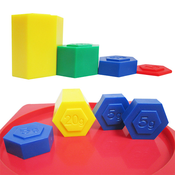 108 Pcs Safety Plastic Math Toy Weights