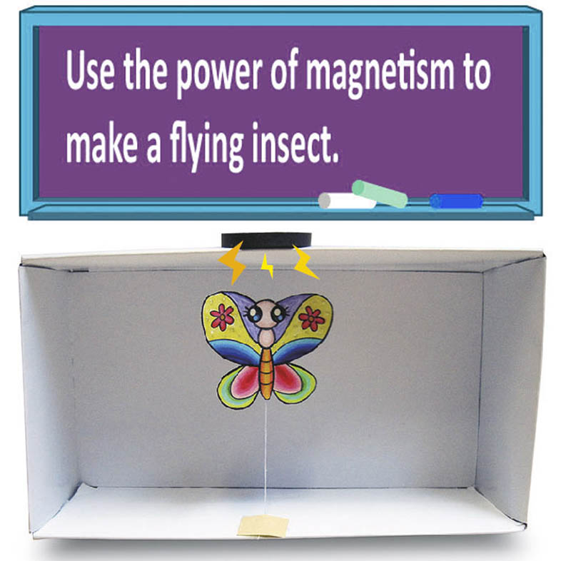 Magnetic Flying Insects Educational Science Kit for Kids