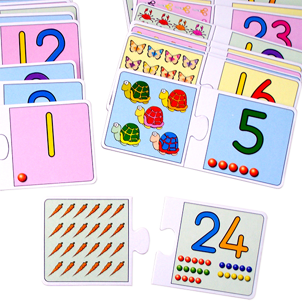 1-24 Number Math Game Puzzle Set