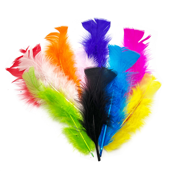 Soarer Colorful Craft Turkey Feathers - 300pcs 3-5inch