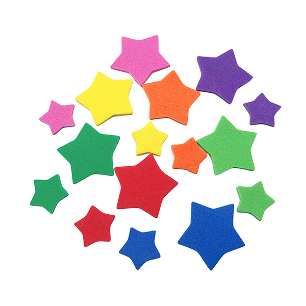 96 Pcs Assorted Foam Stars