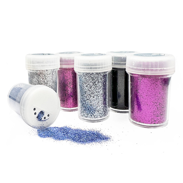 6pcs 14g 1/64” Biodegradable Craft Glitter