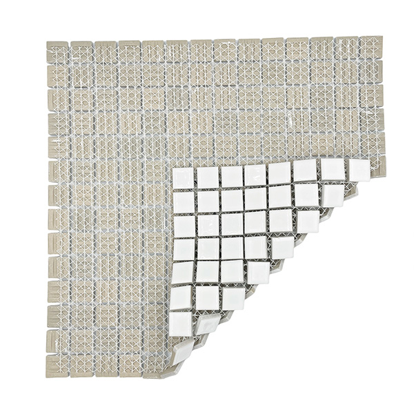 14 x 14 Burnishing Ceramic 1.8cm Mosaic Backsplash Tile