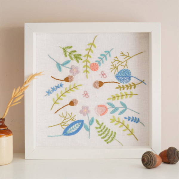 Spring Embroidery starter kit With Pattern