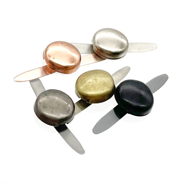 100Pcs 8mm Mix Metal Colors Paper Decorative Split Pins