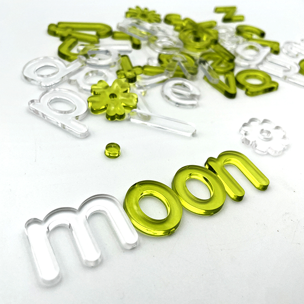 2.8cm Alphabet Plastic Letters For Scrapbooking  (96Pcs)